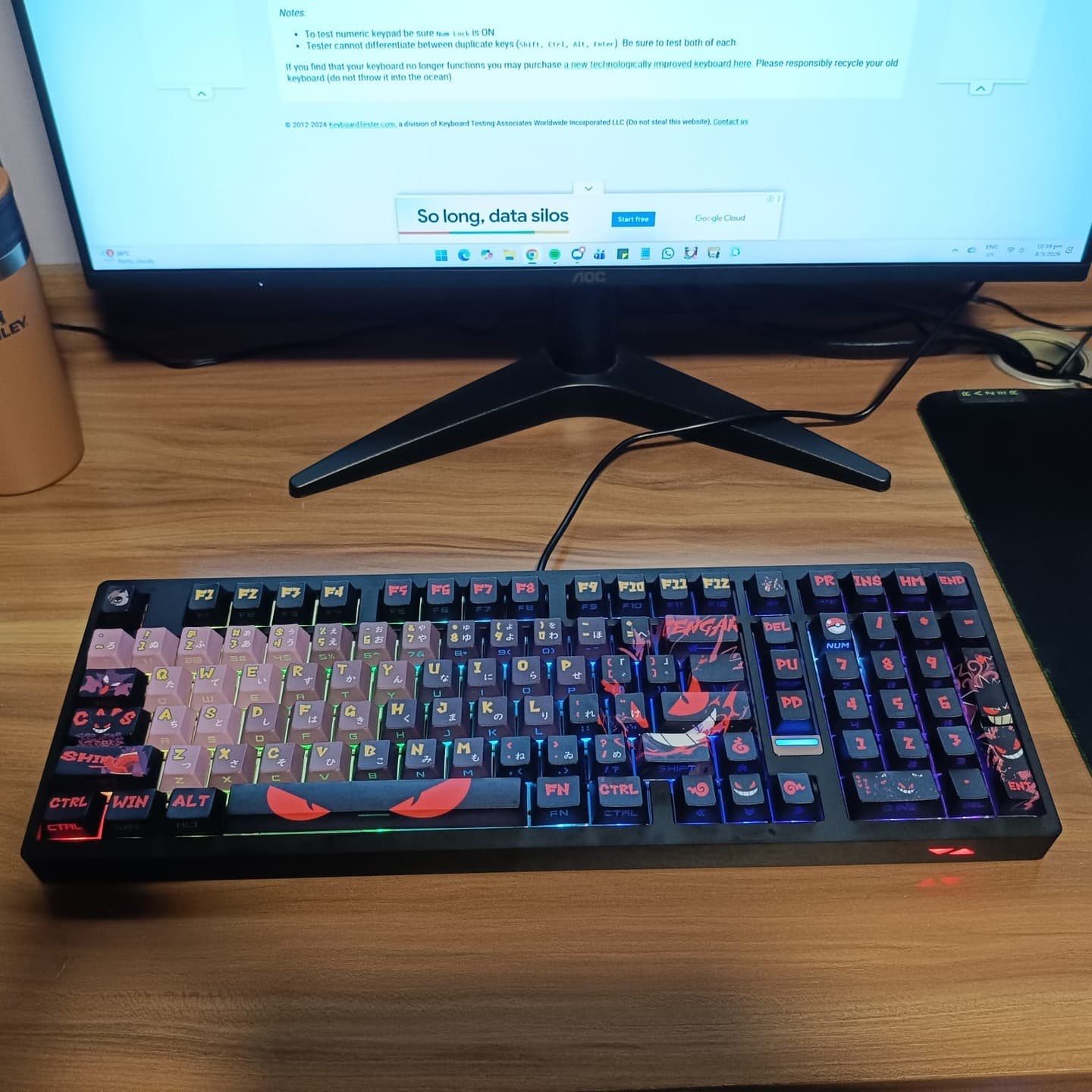 Gengar custom keyboard build