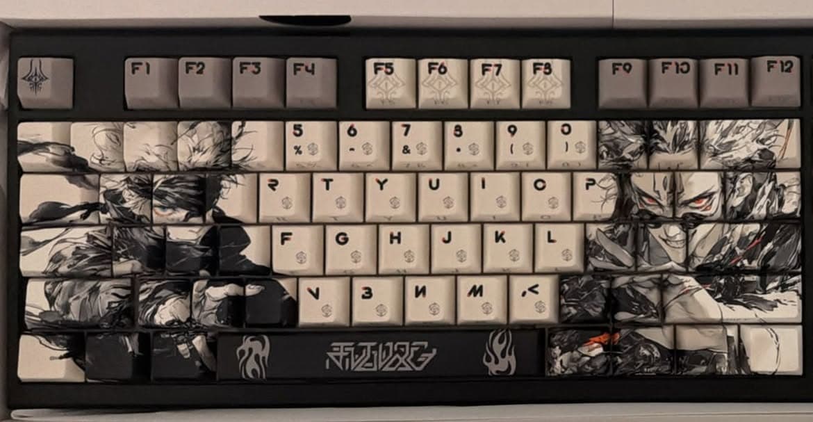 Domain Expansion custom keyboard build