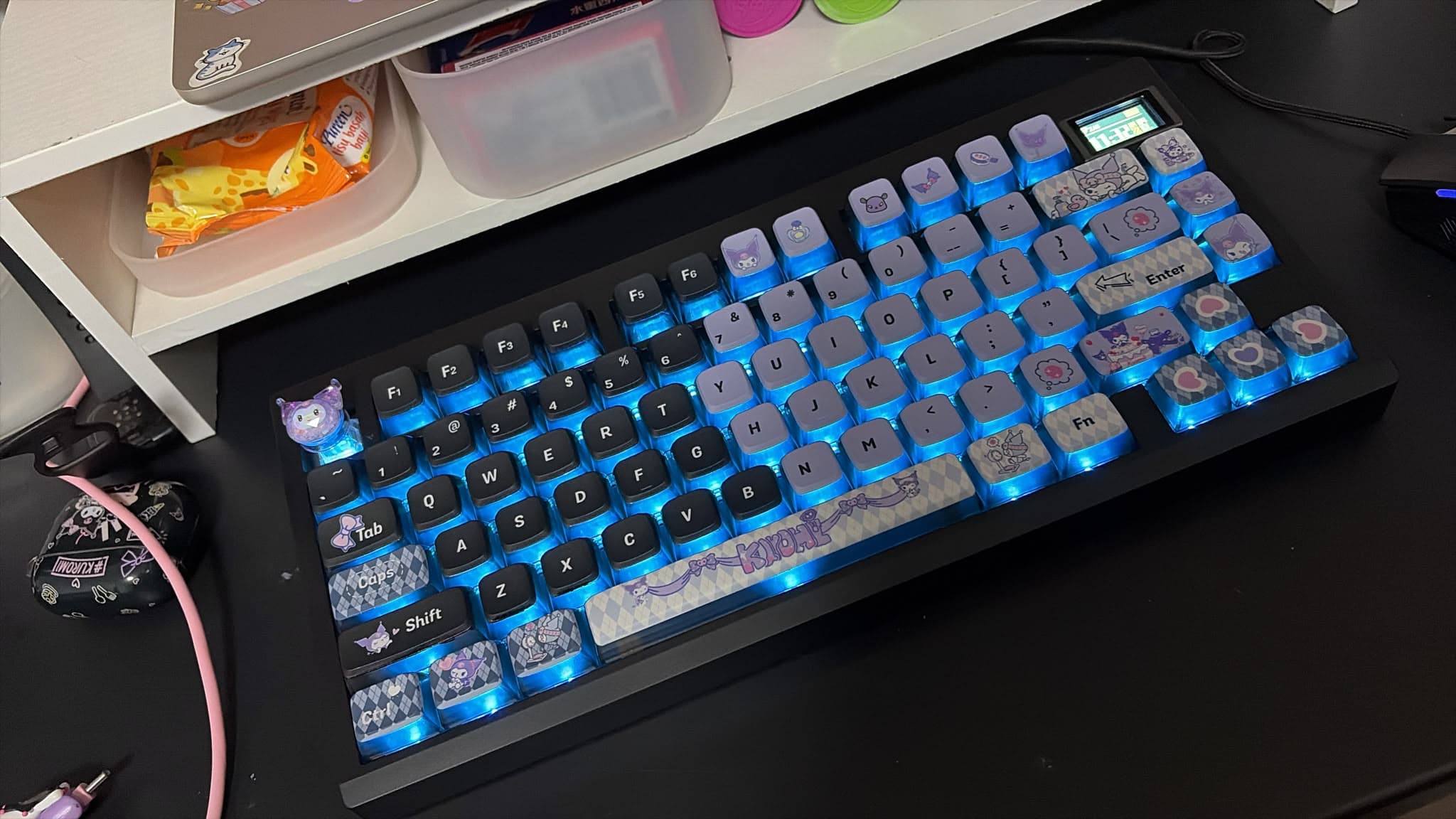 Kuromi custom keyboard build