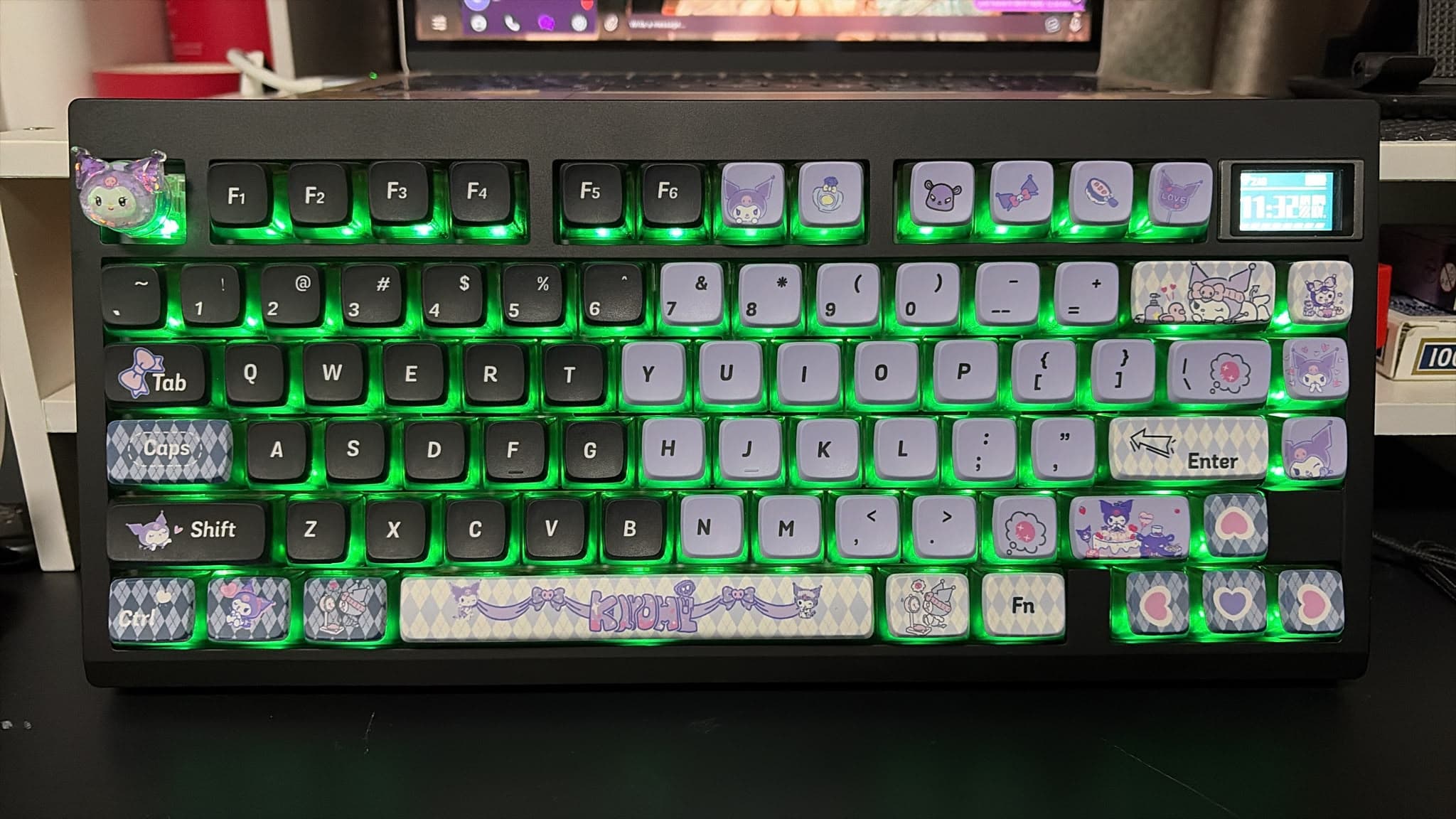 Kuromi custom keyboard build