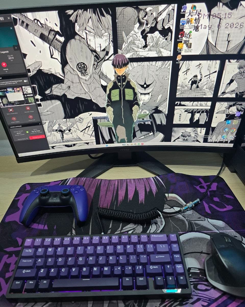 Purple Gradient custom keyboard build